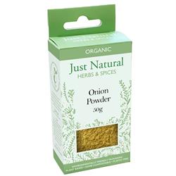 Just Natural Herbs Organic Onion Powder (Glass Jar) 50g