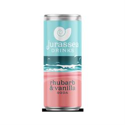 Jurassic Drinks Jurassea Drinks Rhubarb & Vanilla Soda 250ml