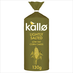 Kallo Kallo Organic Lightly Salted Corn Cakes Thins 130g