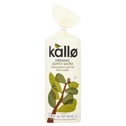 Kallo Kallo Organic Thick Slice Slightly Salted Rice Cakes 130g