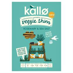 Kallo Kallo Rosemary and Sea Salt Veggie Thins 100g