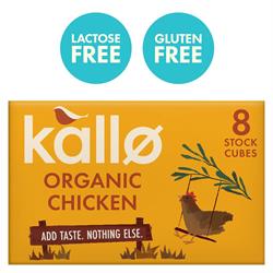 Kallo Kallo Organic Chicken Stock Cubes 88g