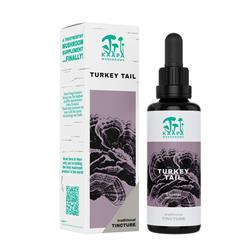 Kaapa Mushrooms Turkey Tail Mushroom Organic Extract Tincture