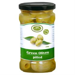 Korvel Korvel Greek Green Olives Pitted Halkidiki Super Colossal 290g