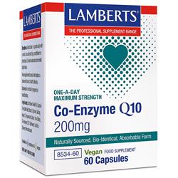 Lamberts Co-Enzyme Q10 200mg 60 capsule