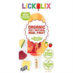 Lickalix Mango & Raspberry Ice Lolly 3x75g