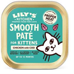 Lilys Kitchen Chicken & Cod Pate for Kittens 85g