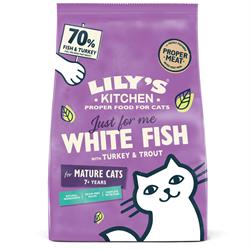 Lilys Kitchen White Fish & Turkey Mature Dry Food 800g
