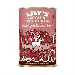 Lilys Kitchen Venison & Wild Boar Terrine Tin 400g