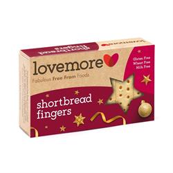 Lovemore Foods Gluten Free Shortbread Fingers 125g
