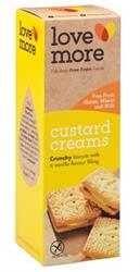 Lovemore Foods Lovemore Wheat Gluten & Milk Free Custard Creams 125g