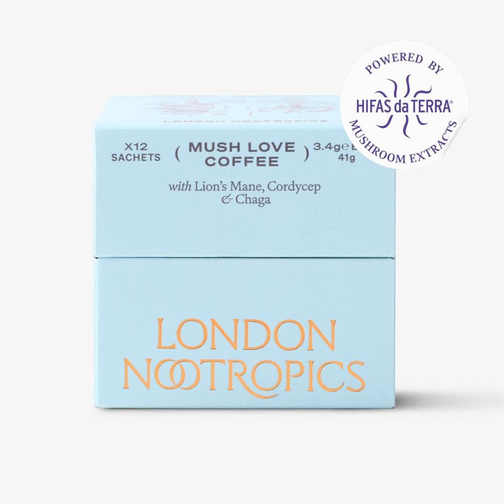 London Nootropics Mush Love Adaptogenic Coffee with Lion's Mane Cordyceps & Chaga