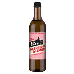 Lo Bros Lo Bros Kombucha Raspberry Lemon Low sugar 750ml