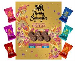 Monty Bojangles Marvellous Dusted Truffles Collection Premium Advent Calendar 235g