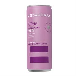 Medahuman MEDAHUMAN GLOW is a lime and elderflower flavoured CBD+ drink