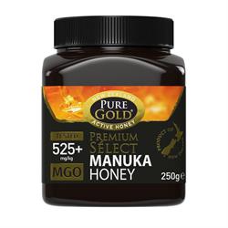 Pure Gold Pure Gold Premium Select Manuka Honey MGO - 525+ 250G