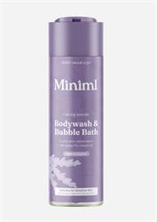 Miniml Lavender & Chamomile Bodywash & Bubble Bath 400ml bottle