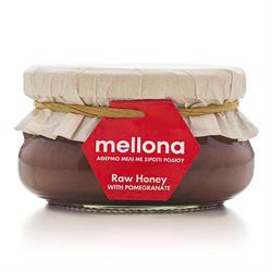 Mellona Mellona Cypriot Raw Honey with Pomegranate Molasses 230g
