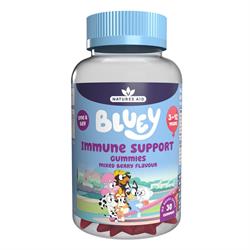 Natures Aid Bluey Immune Support Gummies (Mixed Berry Flavour) 30 Gummies