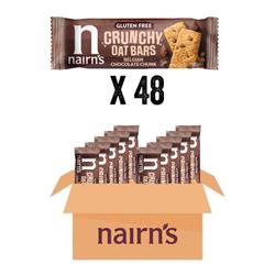Nairns Nairn's GF Belgian Chocolate Chunk Crunchy Oat Bars Pack (48 x 40g bars)
