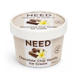 NEED Chocolate Chip Vanilla Ice Cream 110ml Mini Tub