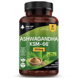 New Leaf Products Ashwagandha KSM-66 1200mg 365 tablets
