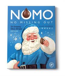 Nomo Nomo Xmas Free From Chocolate Advent Calendar 70g