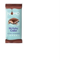 Nomo NOMO Chocolate Birthday Cake Bar 127g