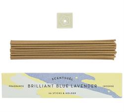 Nippon Kodo Scentsual Incense - Brilliant Blue Lavender 30 Sticks