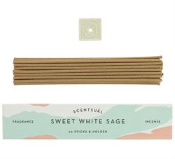 Nippon Kodo Scentsual Incense - Sweet White Sage 30 Sticks