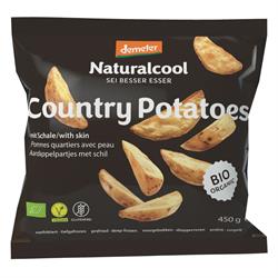 Natural Cool Organic Country Potato Wedges 450g