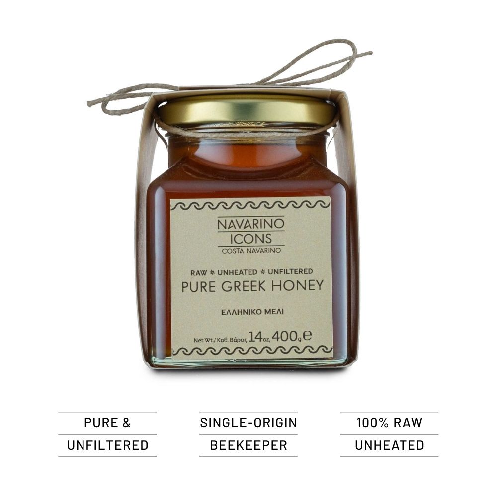 Navarino Navarino Icons Greek Pure Honey 400g