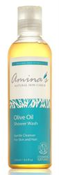 Amina's Natural Skincare Organic Olive Oil Shower Wash for Everyday Use For All The Family