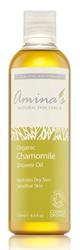 Amina's Natural Skincare Organic Chamomile Shower Oil for Dry to Sensitive Skin 250ml