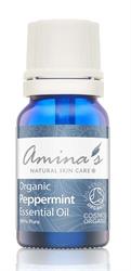 Amina's Natural Skincare Pure Organic Peppermint Essential Oil 10ml