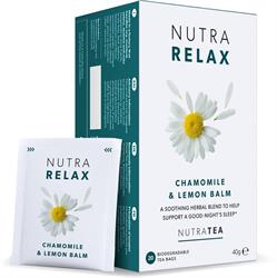 Nutratea Nutra Relax Tea - 20 Herbal Tea Bags