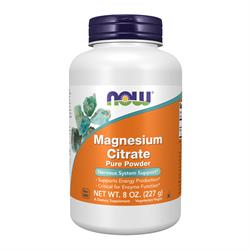 Now Foods Magnesium Citrate Pure Powder - 227g