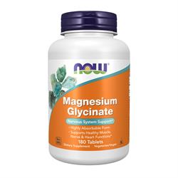 Now Foods Magnesium Glycinate - 180 tabs