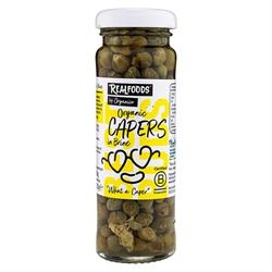 Realfoods by Organico Organic Capers in Brine 100g