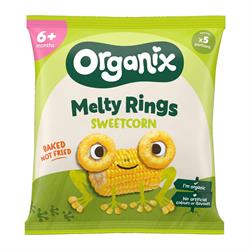 Organix Organix Melty Sweetcorn Rings 20g