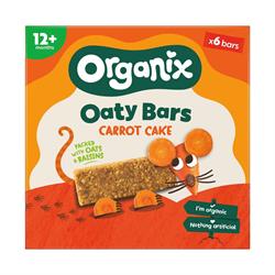 Organix Organix Carrot Cake Oaty Bars Multipack (6x23g)