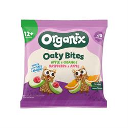 Organix Organix Oaty Bites Apple & Orange Rasberry & Apple 110g