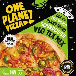 One Planet Tex Mex Plant Based Pizza 360g