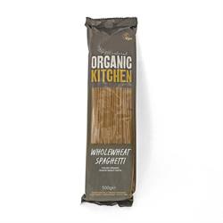 Organic Kitchen Organic Italian Wholewheat Spaghetti Pasta 500g Plastic Free