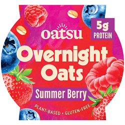 Oatsu Oatsu Summer Berry Overnight Oats 160g