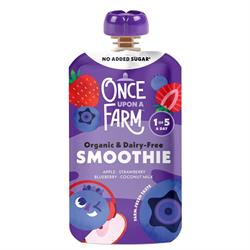 Once Upon a Farm Smoothie Blueberry Apple & Strawberry 90g