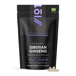 Alpha01 Alpha01 Organic Siberian Ginseng 10000mg 120 Capsules