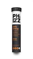 Phizz Daily Energy Orange Effervescent 20 Tablets 84g