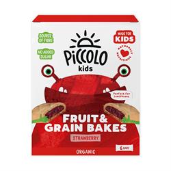 Piccolo Piccolo Organic Fruit & Grain Bar - Strawberry 6x22g