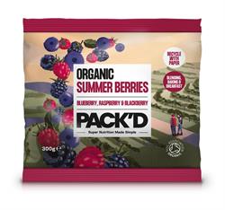 Pack'd Organic Summer Berries 300g
